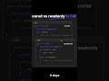 Stop using the wrong keyword C#! Const vs Readonly TRAP! 😱 #csharp #dotnetdeveloper #programming