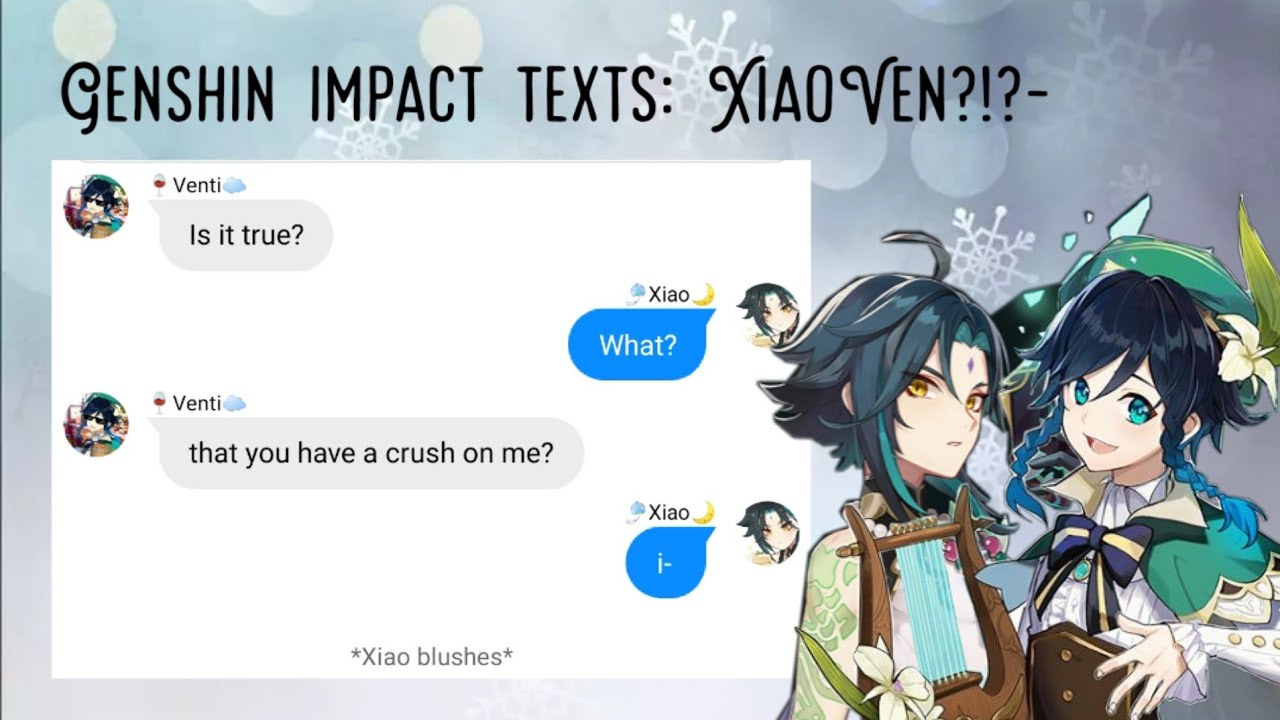 Текст импакт. Genshin Impact text.