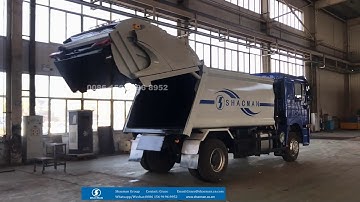 Shacman F3000 8 cubic meter Garbage Compactor Truck