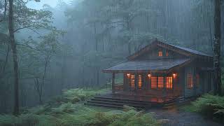 Eliminate Stress and Sleep Well in 5 Minutes with Heavy Rain in the Forest | Rain Sounds for Sleep