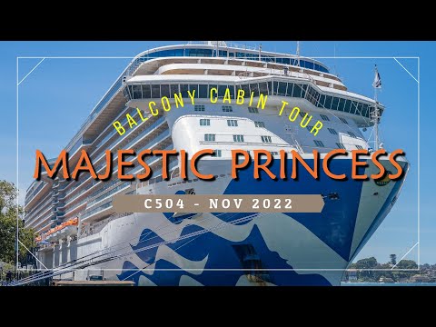 Majestic Princess Balcony Cabin C504 Tour. Step into modern luxury on the high seas! Video Thumbnail