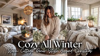 ❄️ Cozy Cottage Decor That Lasts All Winter | Soft Christmas-to-Winter Home Styling Ideas screenshot 1