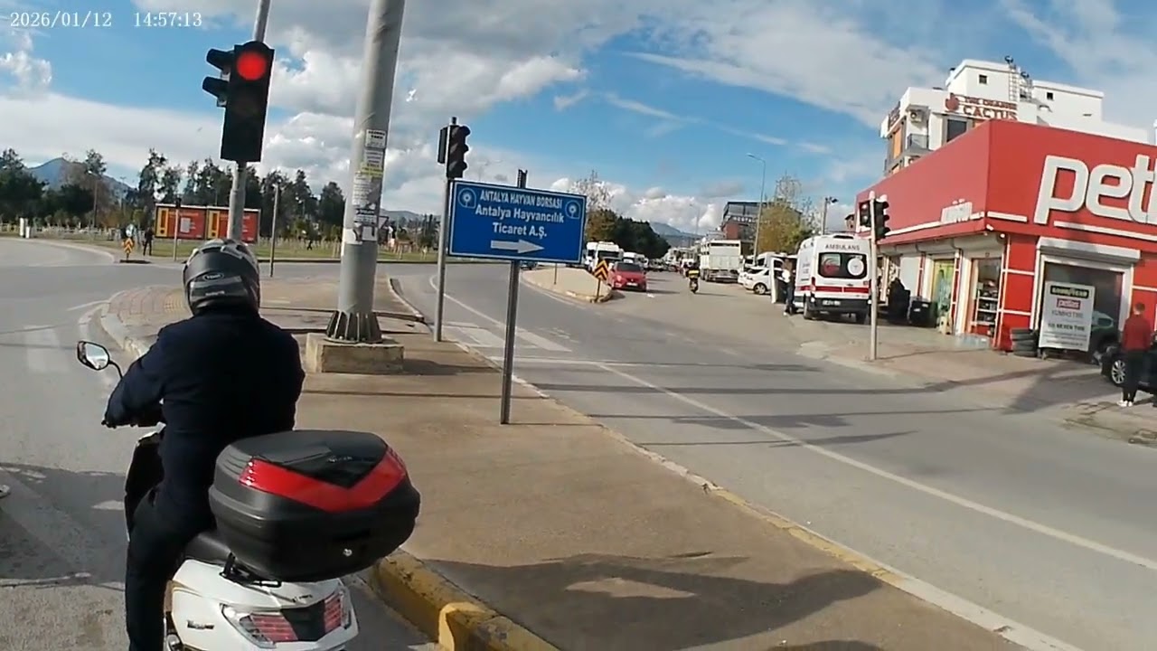 Antalya'dan Beldibi sahiline motorla gittim part 1