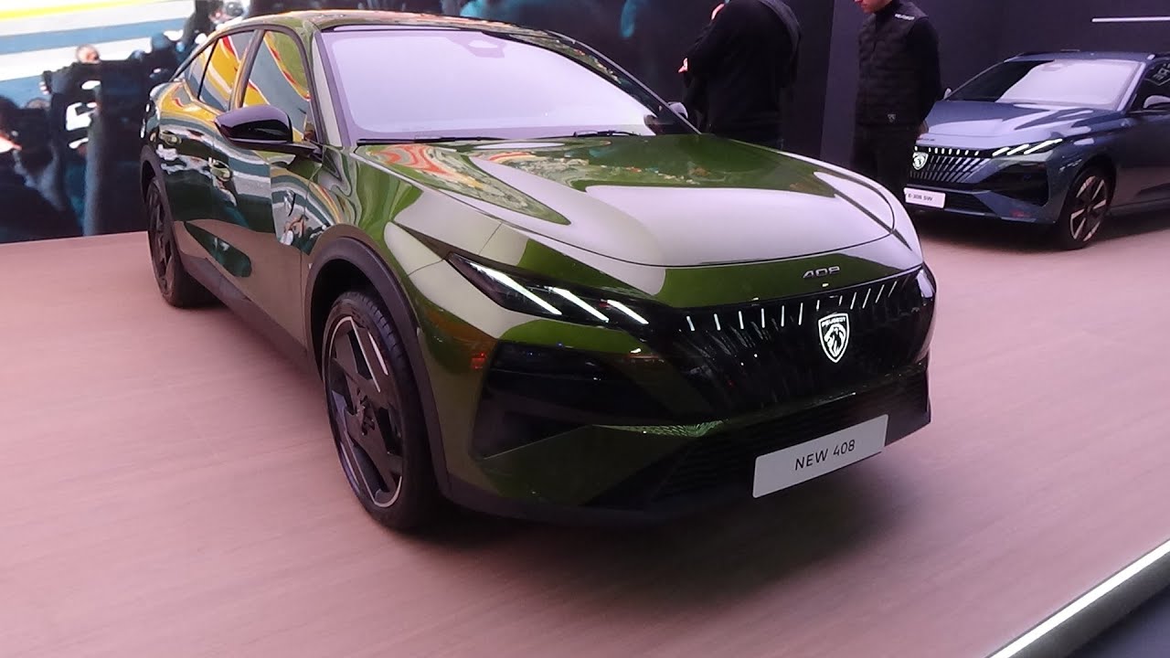 Peugeot 408 2026 года — экстерьер и интерьер — мировая премьера на Брюссельском автосалоне 2026 г...