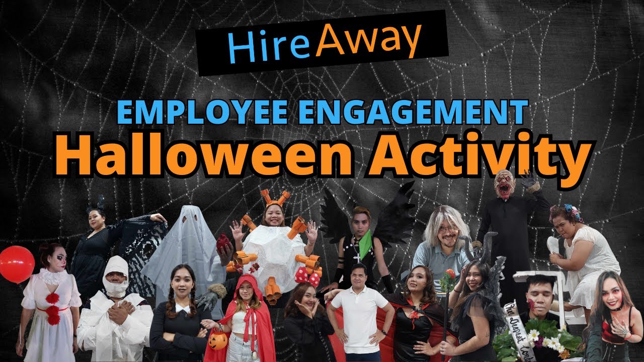 HireAway Employee Engagement Halloween Special Creativity, Teamwork