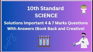 TN 10th Science Solutions Important 4 & 7 Marks Questions With Answers Book Back and Creative screenshot 4