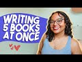 All My Current Writing Projects | Writing 5 Books at Once