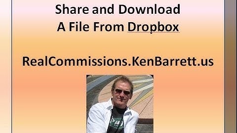 Share and Download A File From Dropbox
