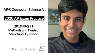 Celebrity APCS 2020 Exam Practice #1 - FRQ 2019 #1 - Methods+Control Structs Question | AP Computer Science A Net Worth
