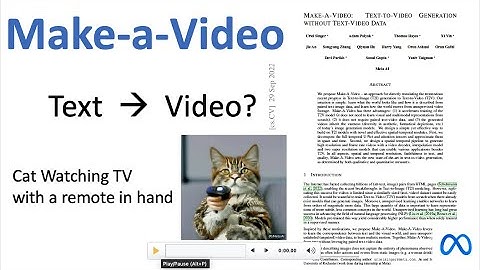 Meta AI: Text-to-Video Generation with Make-A-Video, without Text-Video Data