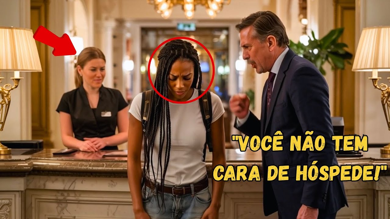 CEO negra é expulsa do próprio hotel—5 minutos depois, ela reúne todos e demite o gerente em público
