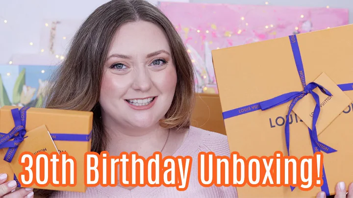 DOUBLE LOUIS VUITTON UNBOXING! (something PINK!) Unboxing my 30th Birthday Gifts from LV!