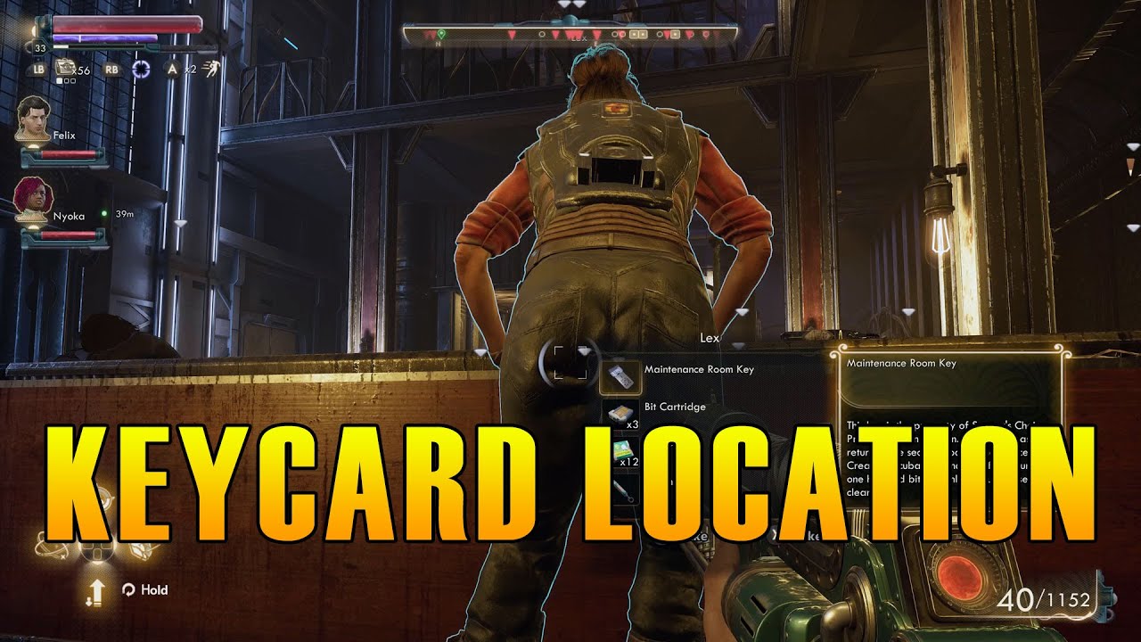 Maintenance Room Keycard - The Outer Worlds Peril On Gorgon