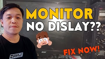 How to FIX Computer PC No Display or No Signal on Monitor | Tips and Tricks