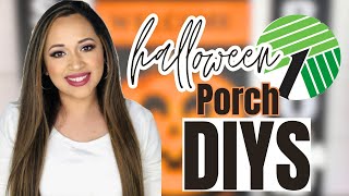 LARGE DOLLAR TREE HALLOWEEN PORCH DECOR DIYS