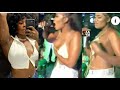 Yaa Jackson shows her breast Live on stage at Tema