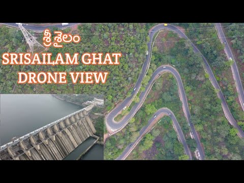 Srisailam dam drone view  srisailam dam  drone view   srisailam  ghatroad  monsoon