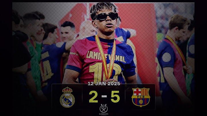 Real Madrid 2-5 Barcelona | Final 2025 | Super Cup | Highlights