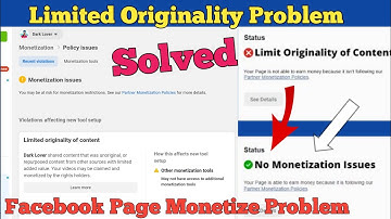 How to Remove Limited Originality of Content How to Solve Limited Originality Of Content On Fb Page
