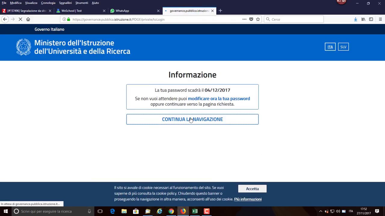 scaricare attestato sofia