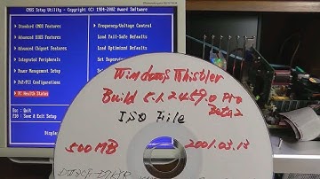 Installation of the Windows Whistler Build 2459 Pro Beta 2