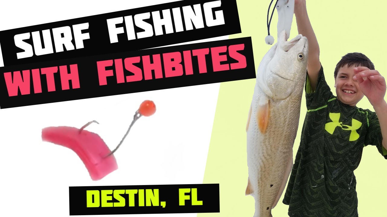 Surf Fishing With Fishbites & Live Sand Fleas, Destin Surf Fishing