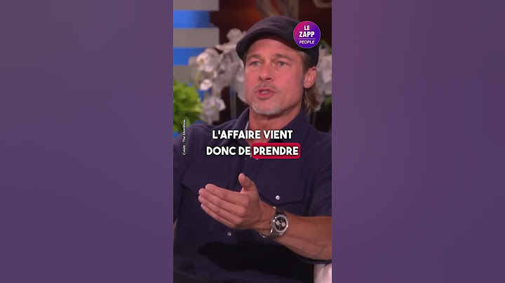 Brad Pitt réagit à l'escroquerie de 830.000€ qu'a subi Anne 😳