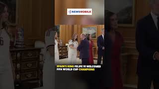 Spain's King Felipe VI Welcomes FIFA World Cup Champions