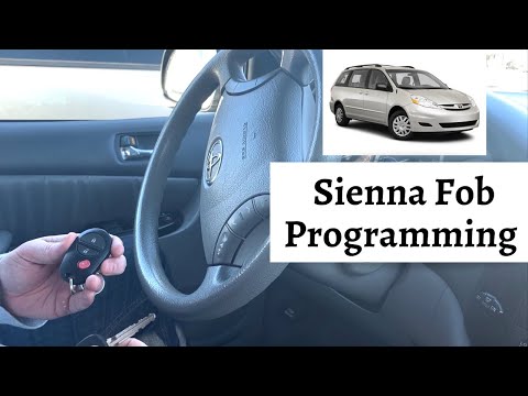 How To Program A Toyota Sienna Remote Key Fob 2004 - 2010 DIY Tutorial