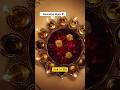 Golden Metal Flower Urli with Diyas 🪔 | Diwali Home Decor & Gift Item✨ | Handcrafted Bowl #shorts