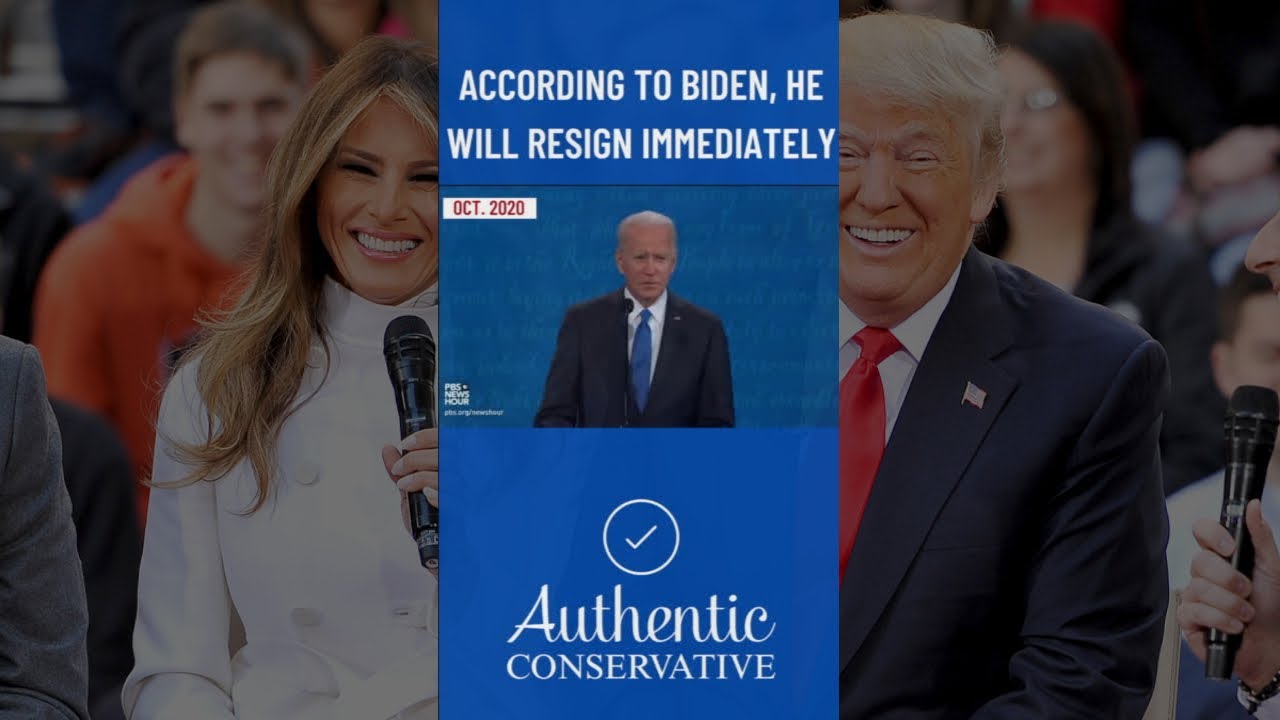 😲😲 Biden should RESIGN according to.......... HIMSELF 