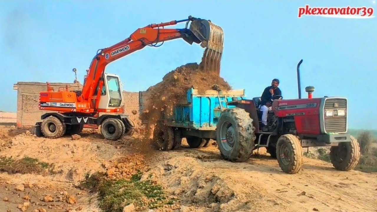 Zalim Operator why full over loaded Tractor trolley. 