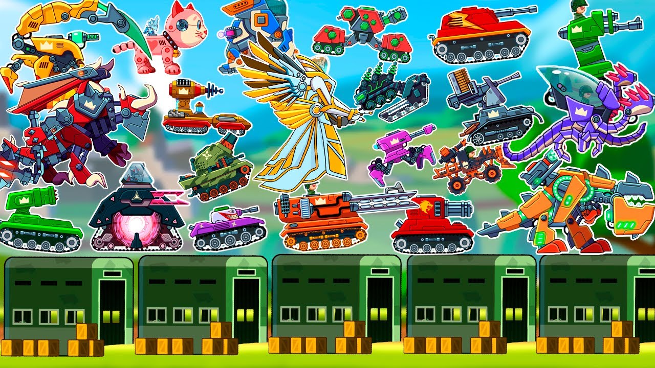 ВСЕ 26 ТАНКОВ СРАЖАЮТСЯ на НОВЫХ КАРТАХ и УРОВНЯХ в Боях 1 vs 1! Игра про Танки Hills of Steel