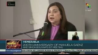Celebrating 200 years of the meeting between Manuela Sáenz and Bolívar