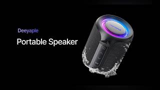 15W Bluetooth Speaker Review – Waterproof Party Speaker with Lights!