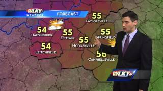 Breezy and mild throughout the day