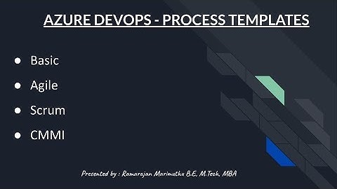 Azure - Planning Boards - Part 1 (4 Process Templates)