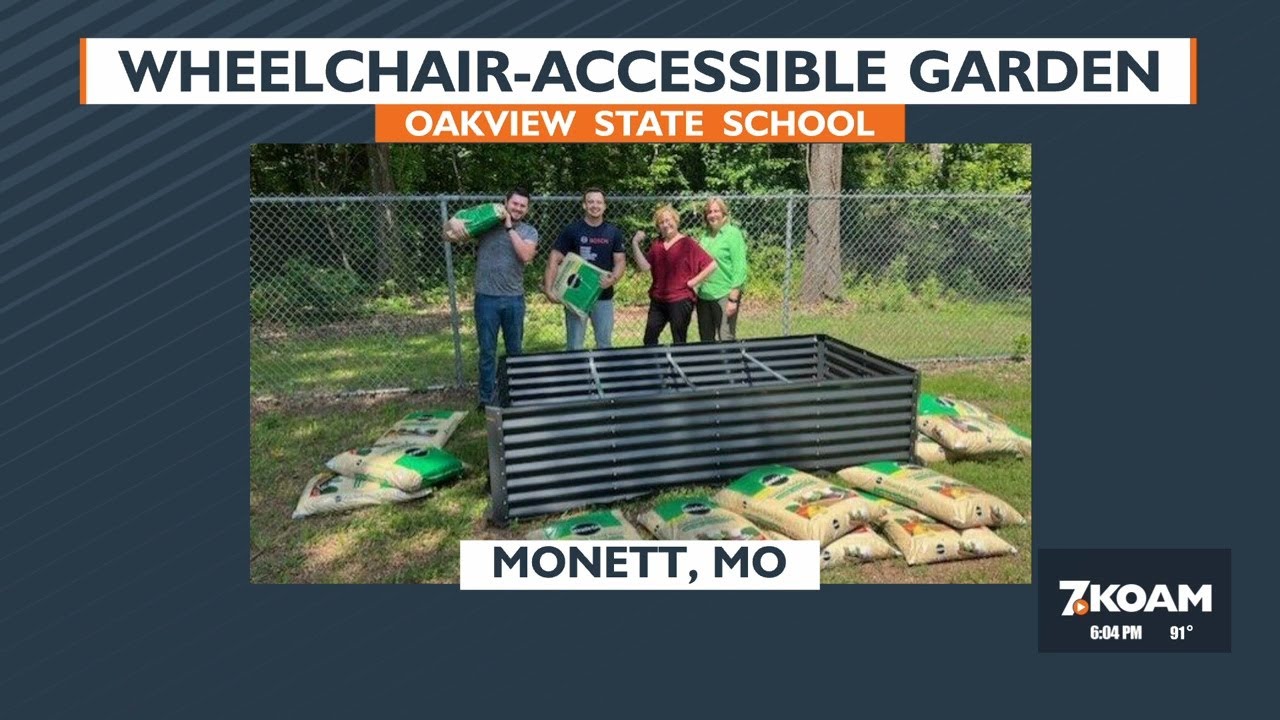 Wheelchair-accessible garden