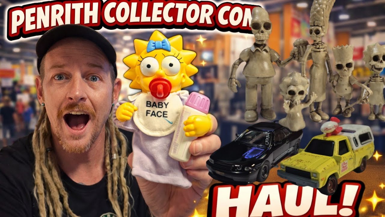 Penrith Collector Con Toy Haul Simpsons, Diecast & Nostalgia! #Shaneco #PenrithCollectorCon #ToyHaul