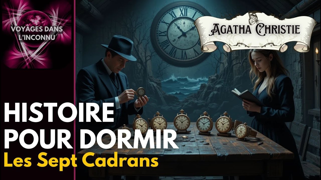 🎧 Les Sept Cadrans d'Agatha Christie 💤 : Histoire Audio Pour Dormir - Adultes - Suspense Relaxant 😴