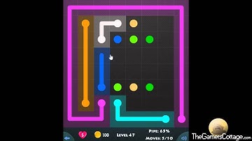 Flow Game Level - 347 [8x8] Mania Connect the Dots