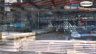 Vacuum Area Gripping System SBX for Handling Wooden Board Layers after the Sawing Process | Schmalz