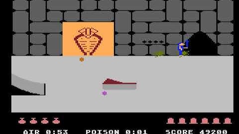 Atari 8-bit Quest for Quintana Roo (Sunrise Software) - sound glitch #1