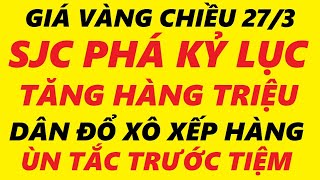 Giá Vàng Hôm Nay Chiều Ngày 27/3/2024 - Giá Vàng Mới Nhất 9999 - Giá Vàng Sjc - Giá Vàng 9999