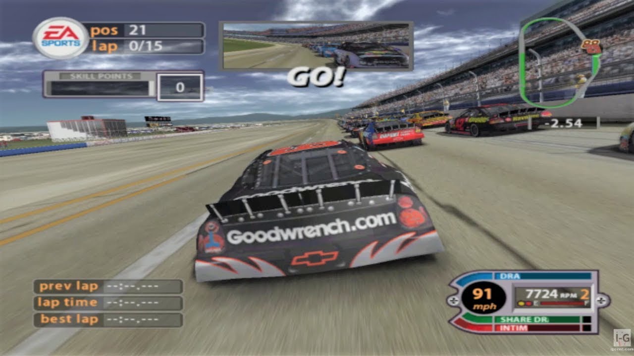 NASCAR 2005: Chase for the Cup GameCube Gameplay HD - YouTube