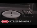 Model 567 Seat Controls