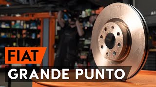 Como substituir Discos de freio FIAT GRANDE PUNTO (199) - vídeo guia