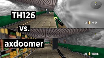 GoldenEye N64 60 FPS Netplay Multiplayer - TH126 vs. axdoomer (Archives Backzone)