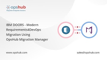 IBM DOORS to Modern Requirements4DevOps Migration Using OpsHub Migration Manager (OMM)