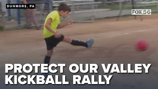 Protect Our Valley Kickball Rally, Data Center opposition event held at Sherwood Park
Lackawanna County residents gathered on Saturday for a Kickball Tournament to raise money in the fight against proposed data centers in Northeastern Pennsylvania.
READ MORE: https://fox56.com/news/local/protect-our-valley-kickball-rally-data-center-opposition-event-held-at-sherwood-park Protect Our Valley Kickball Rally, Data Center opposition event held at Sherwood Park